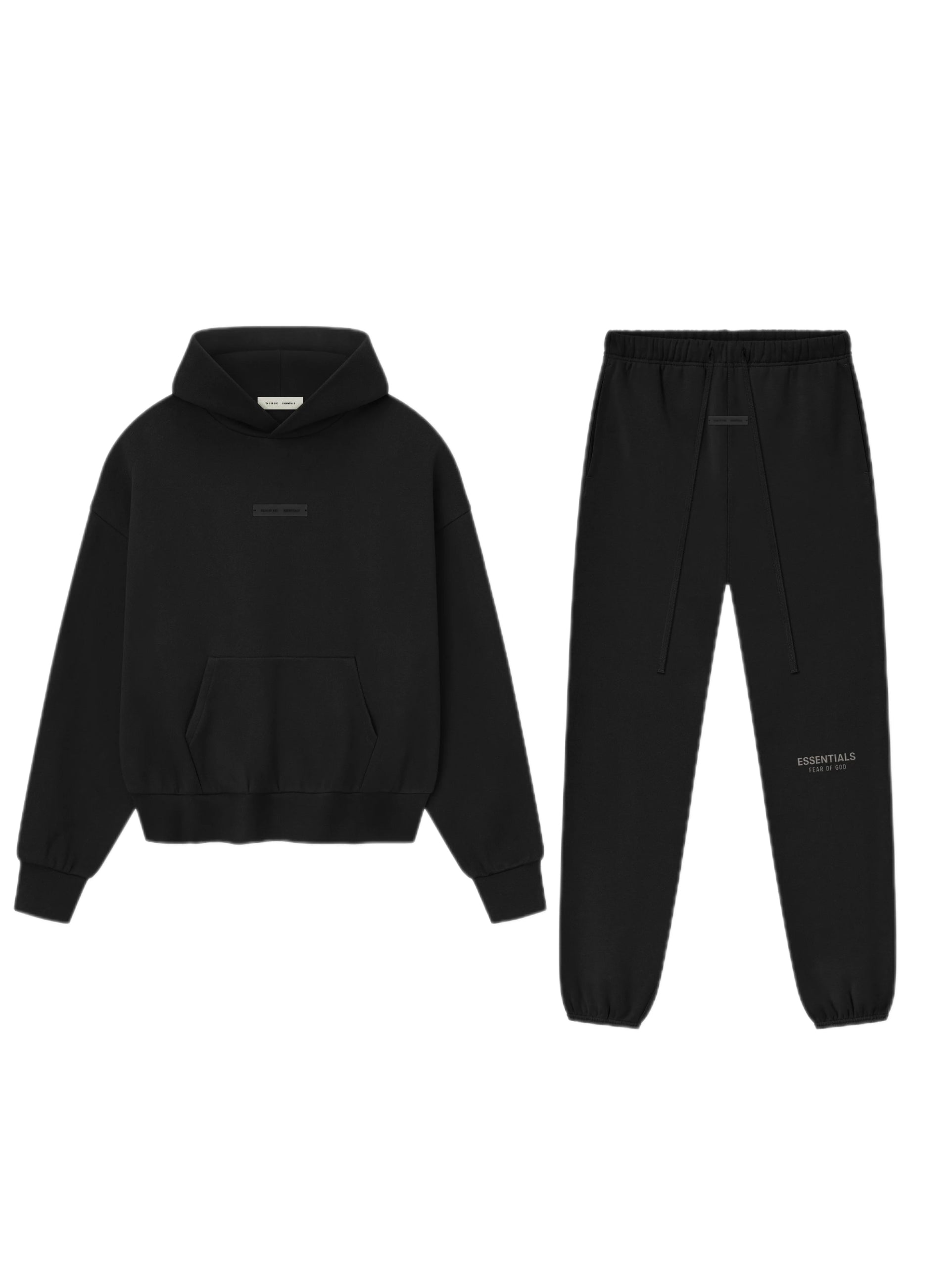 SET - Essentials Hoodie and Sweatpants (Black)