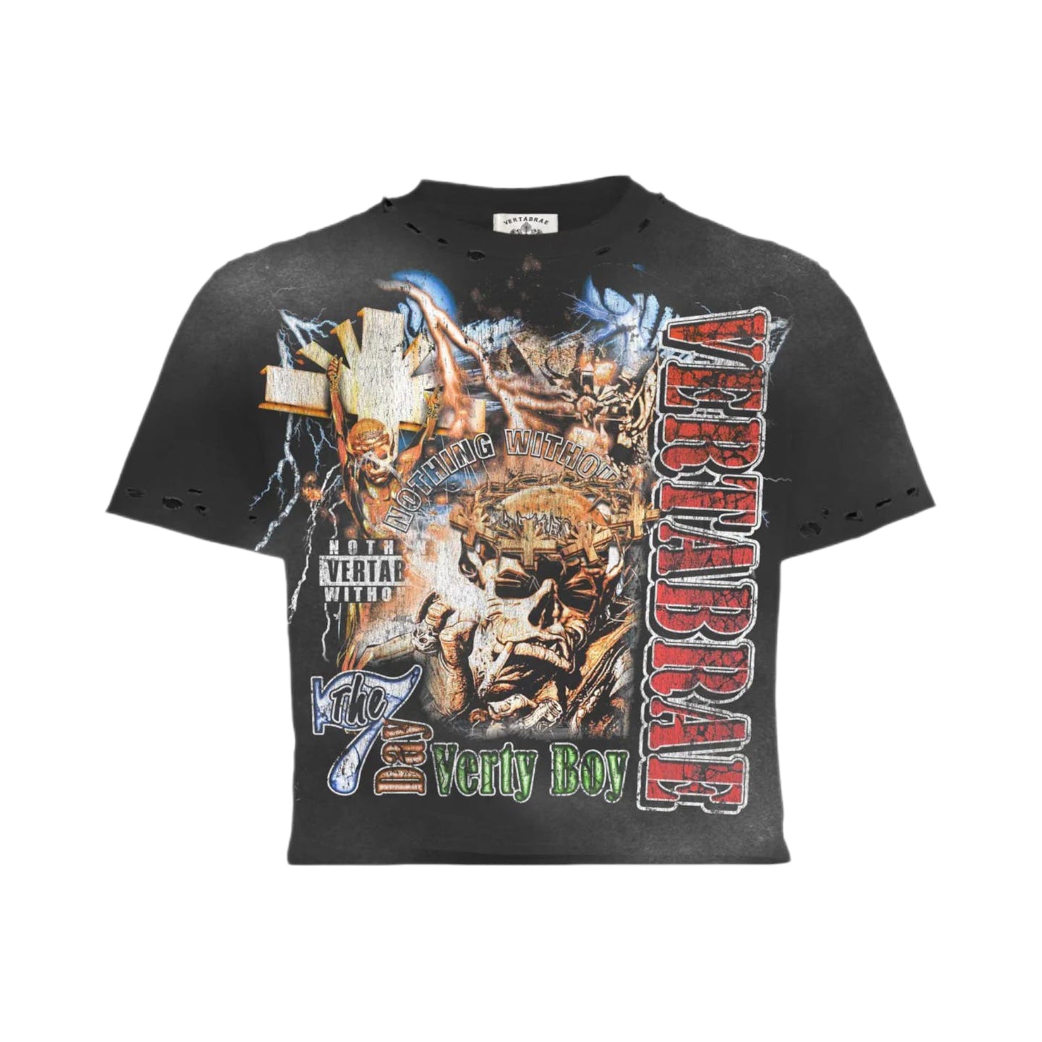 Vertabrae "The 7 Day Verty Boy" T-Shirt (Black)
