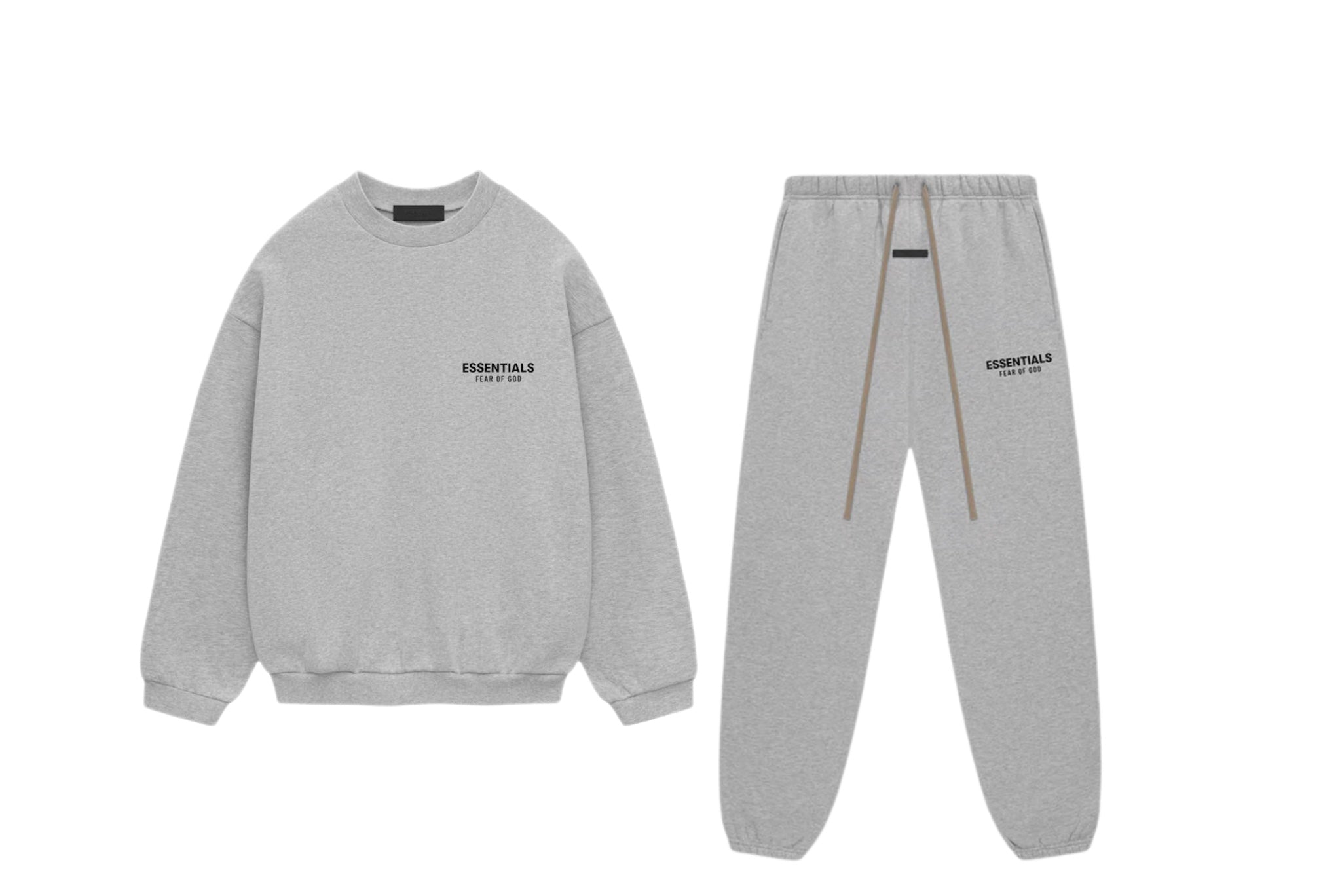 SET - Essentials Crewneck and Sweatpants (Grey)
