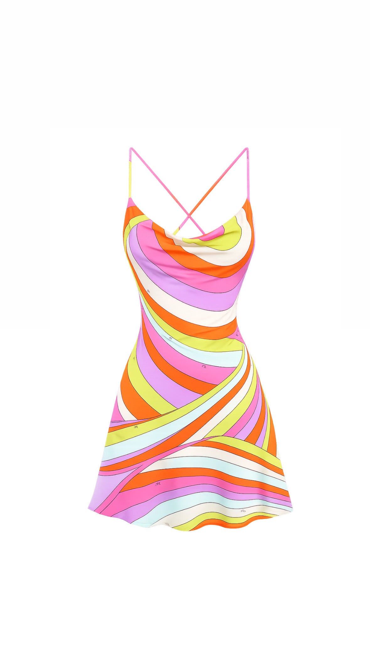 PUCCI DRESS (ORANGE/PINK)