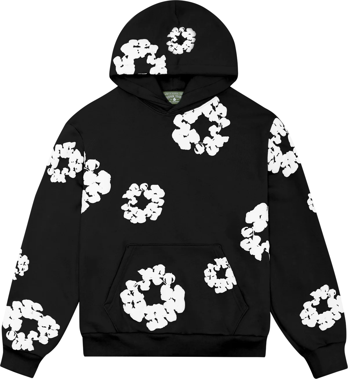 Denim Tears Cotton Wreath Hoodie (Black)