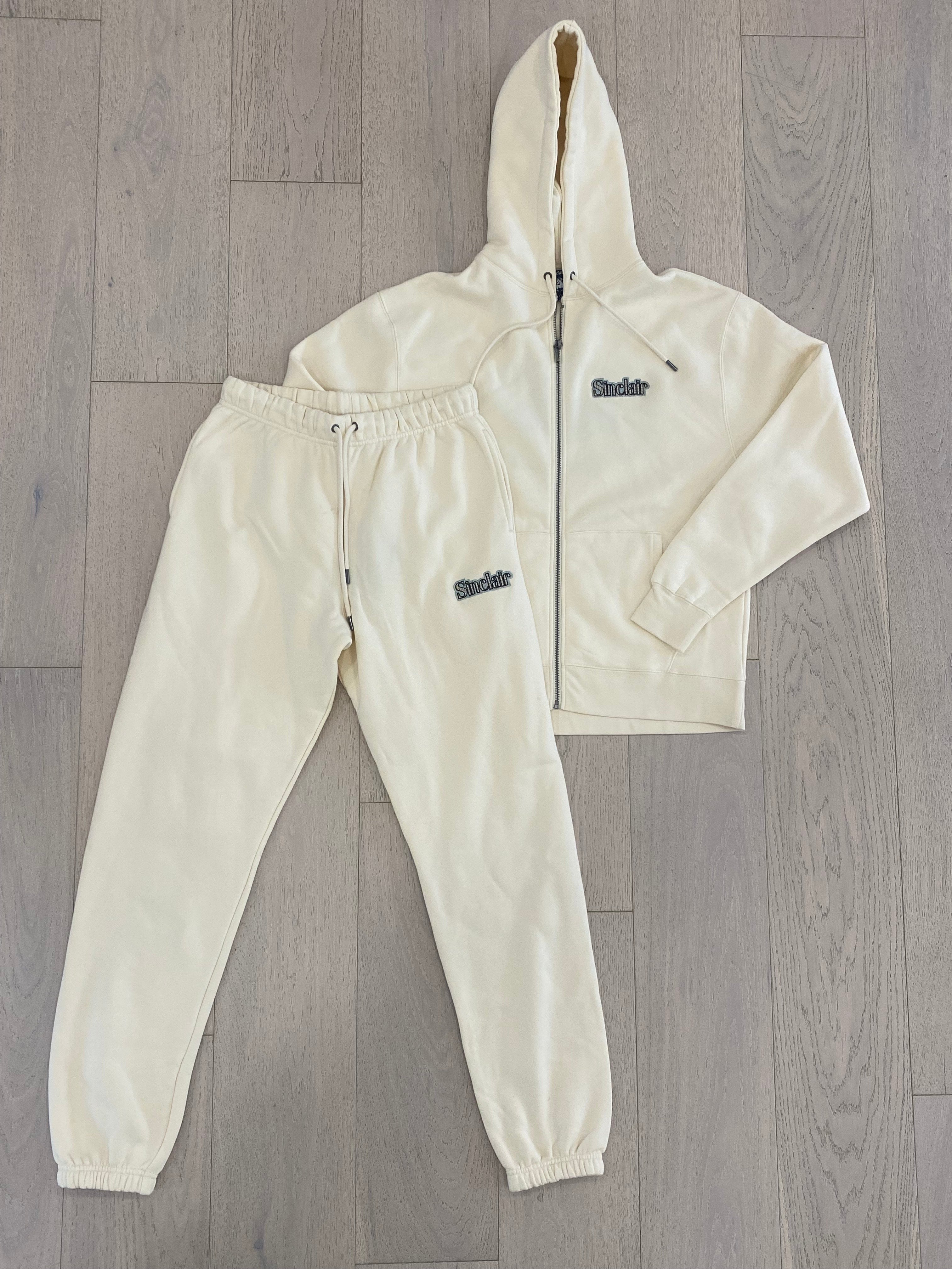 SET - Sinclair VVS Zip Hoodie & Sweatpants (Cream)