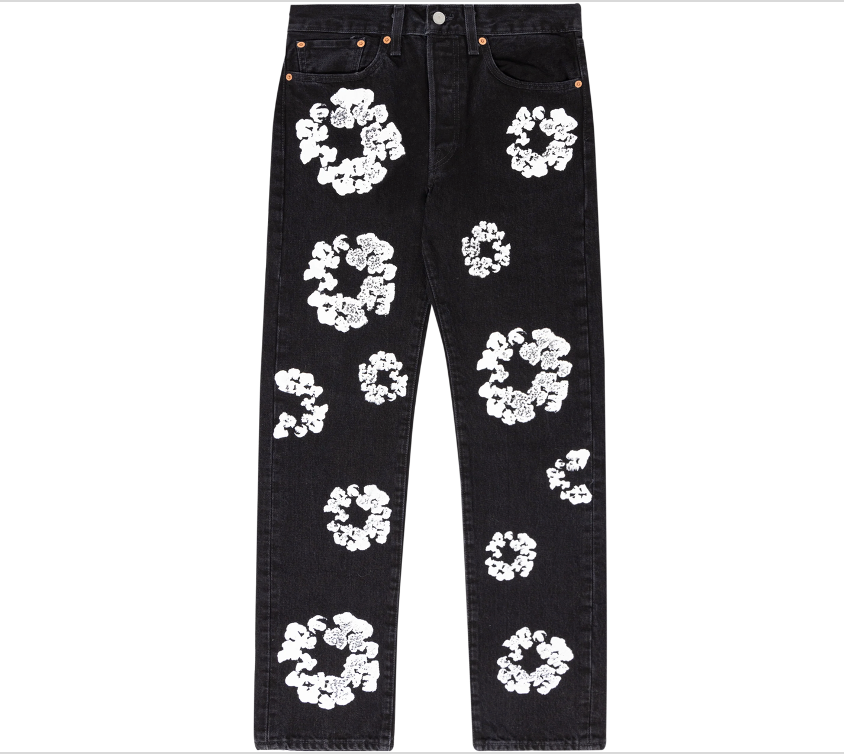 Denim Tears Cotton Wreath Jeans (Black)