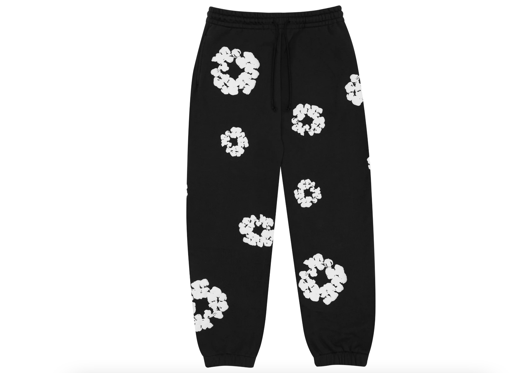 Denim Tears Cotton Wreath Sweatpants (Black)