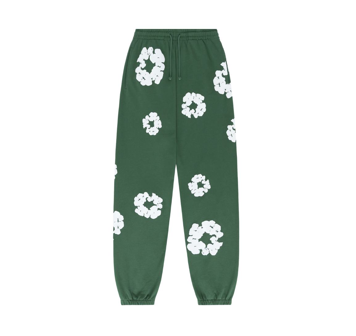 Denim Tears Cotton Wreath Sweatpants (Green)