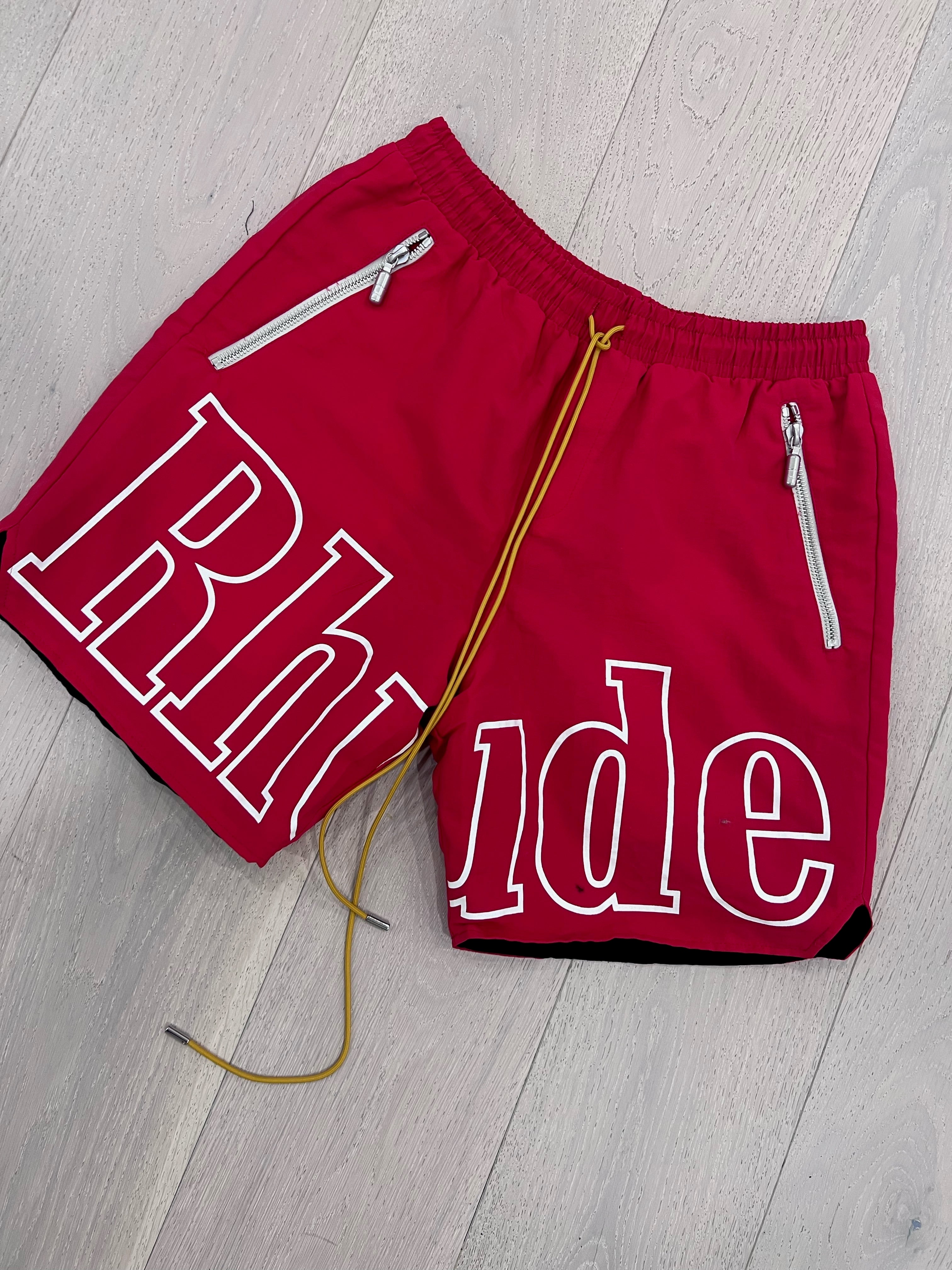 Rhude Shorts (Red)