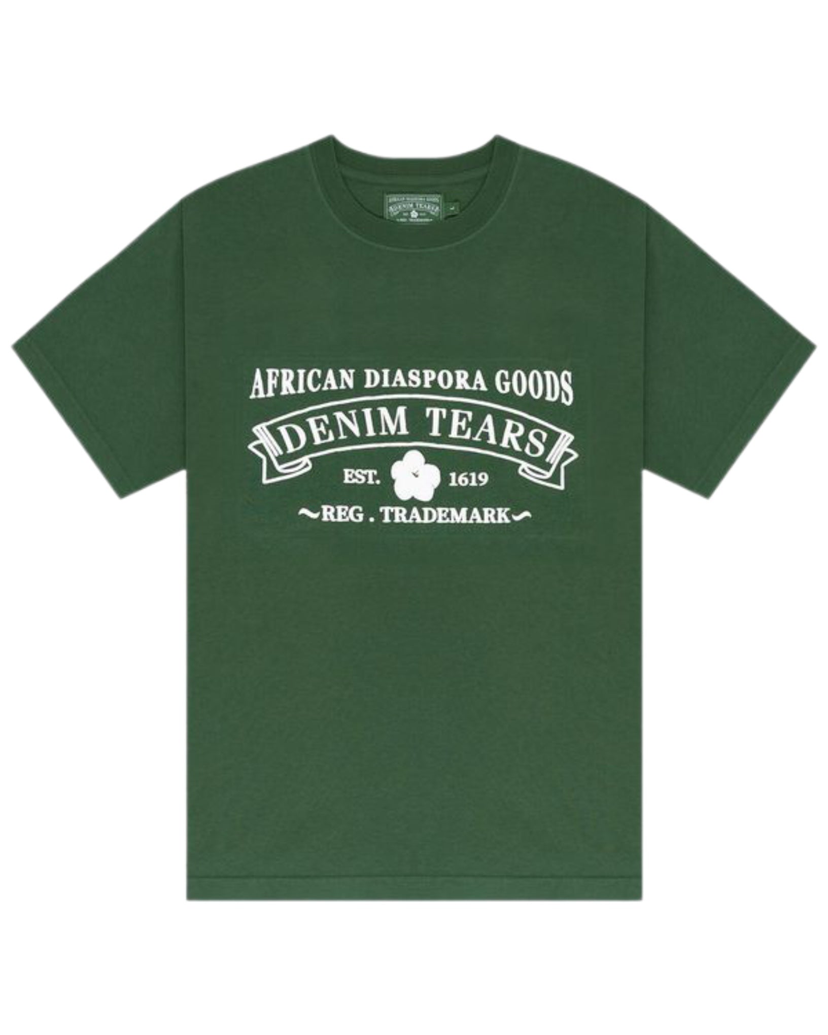 Denim Tears ADG T-Shirt (White on Green)