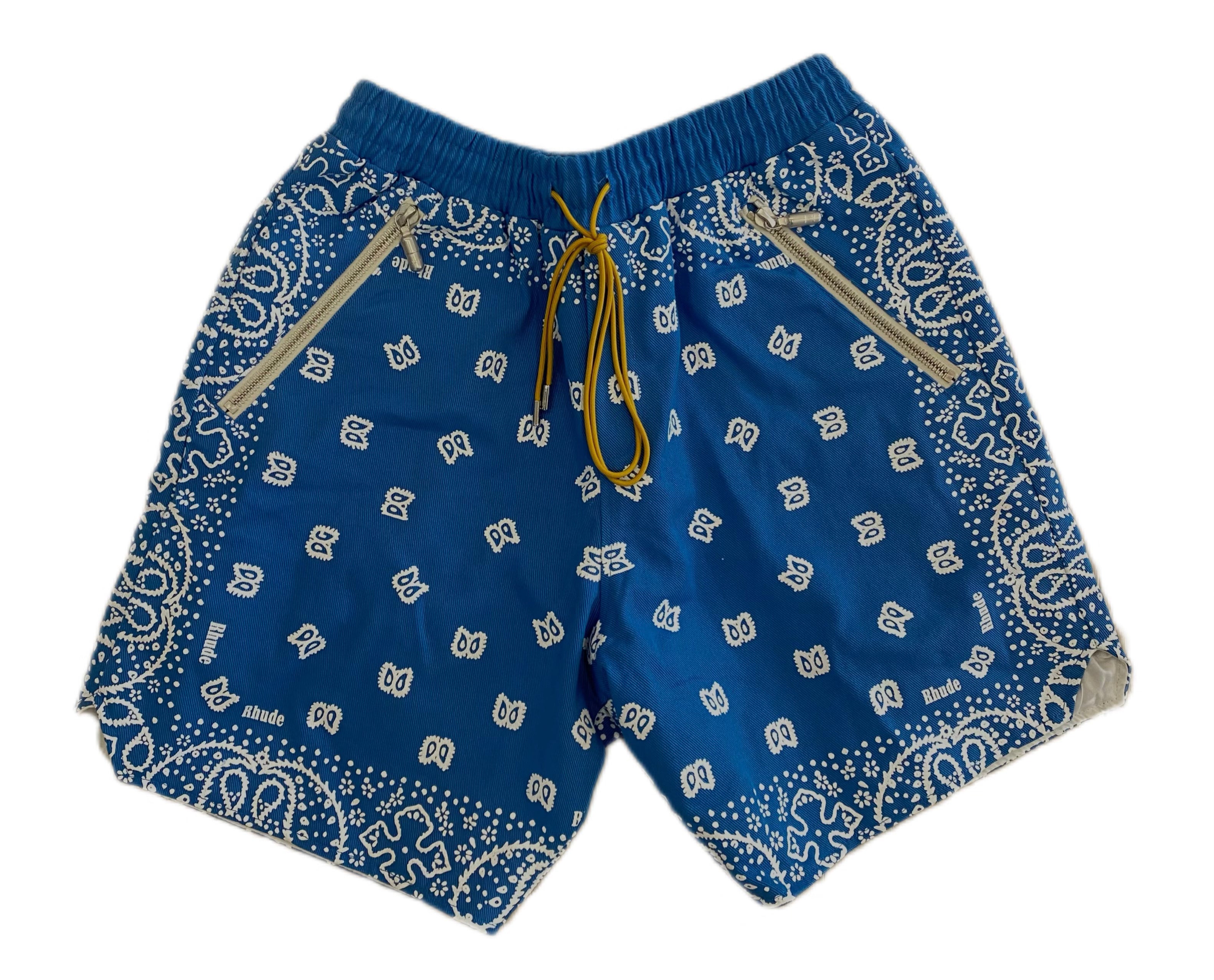 Rhude Bandana Shorts (Blue)