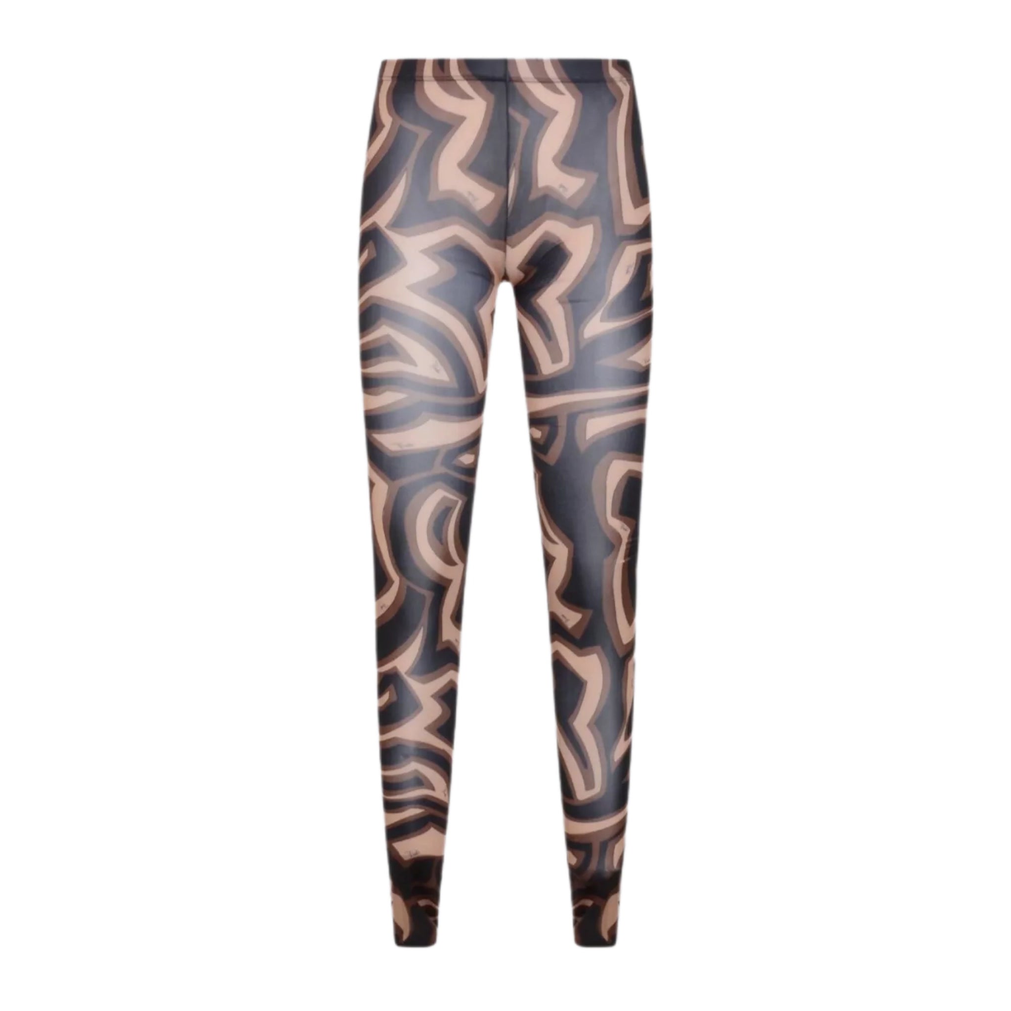 Pucci Leggings (Black/Brown)