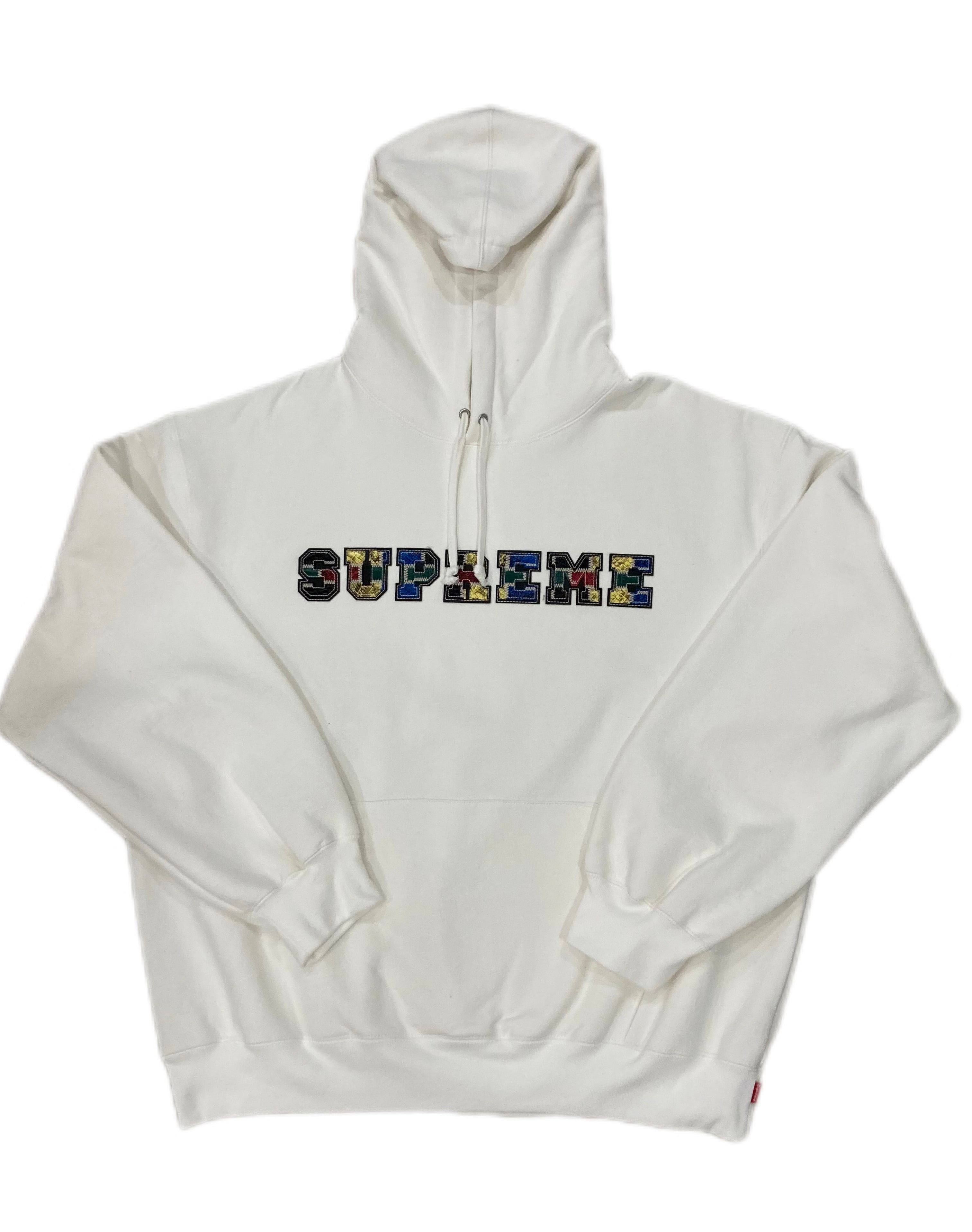 Supreme Hoodie (White/Multi)