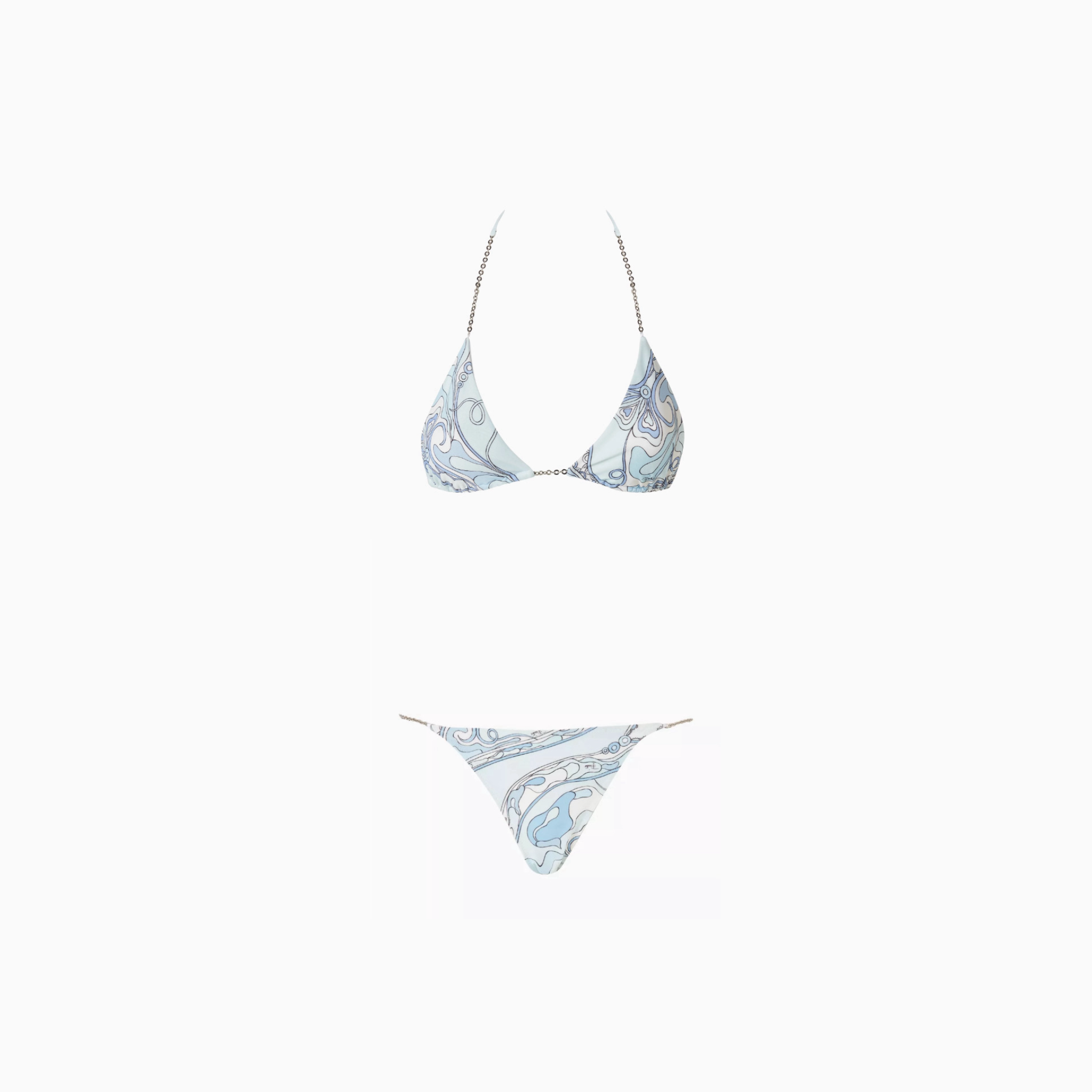 PUCCI CHAIN BIKINI (LIGHT BLUE)