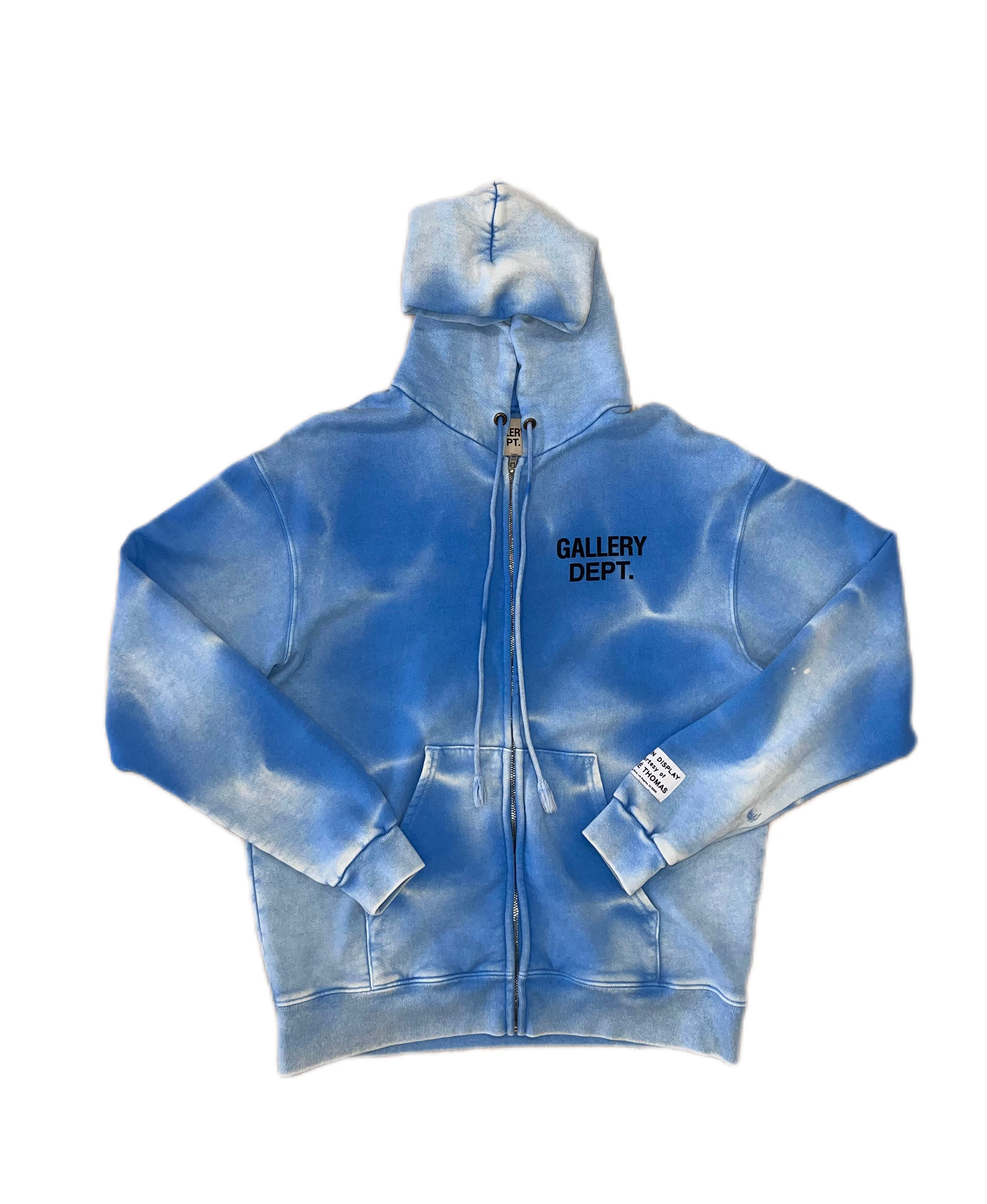 Gallery Department Zip-Up Hoodie (Sunfaded Blue)