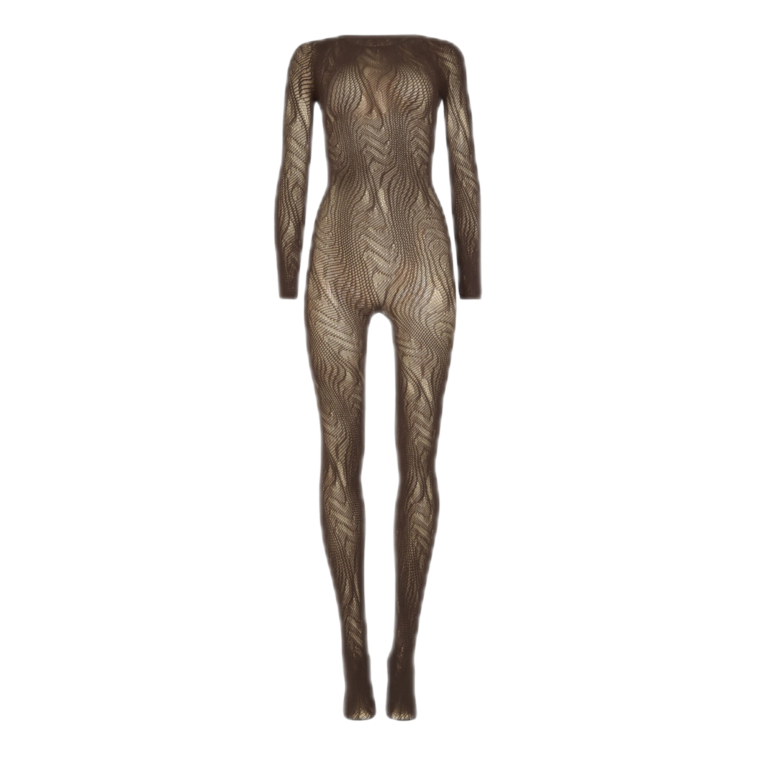 Wolford Snake Print Jumpsuit (Brown)