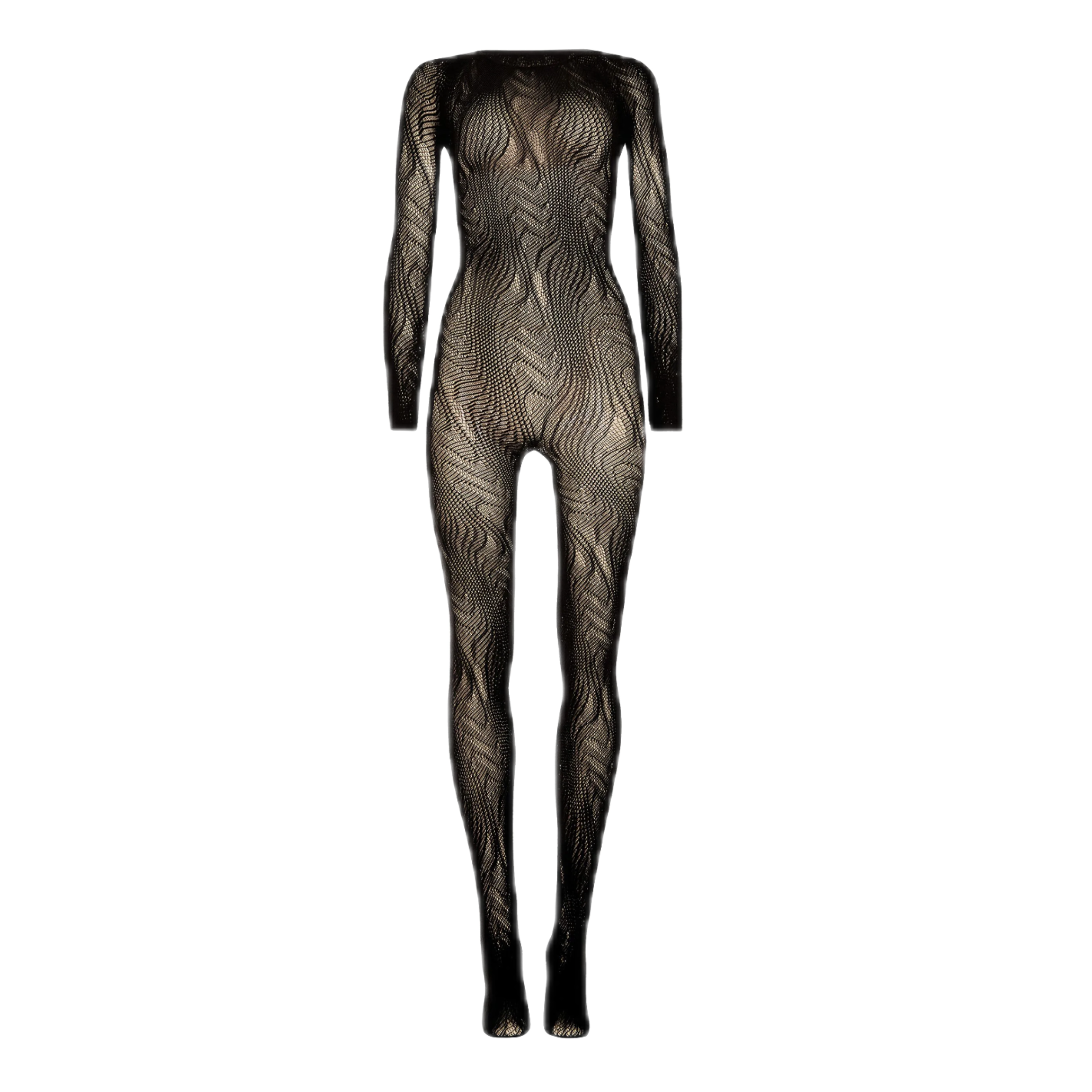 Wolford Snake Print Jumpsuit (Black)