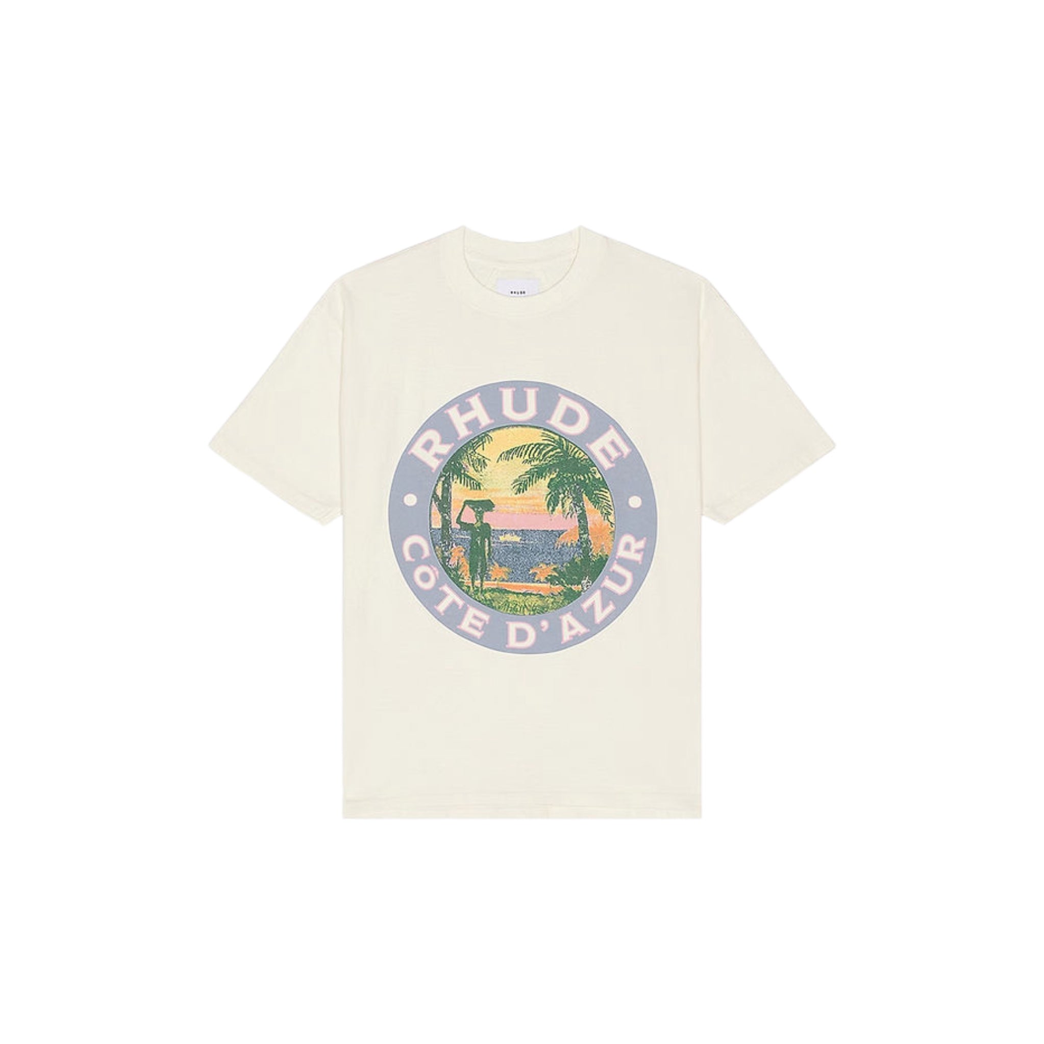 RHUDE "COTE D'AZUR" TSHIRT - WHITE