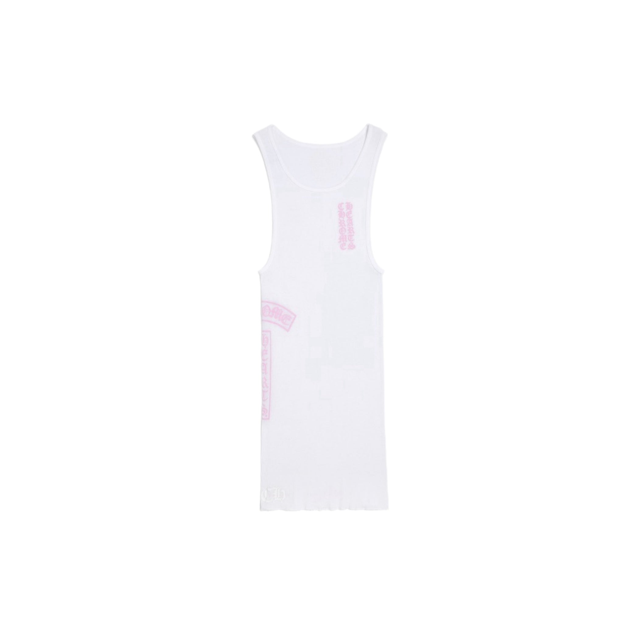 Chrome Hearts Tank Dress (White/Pink)