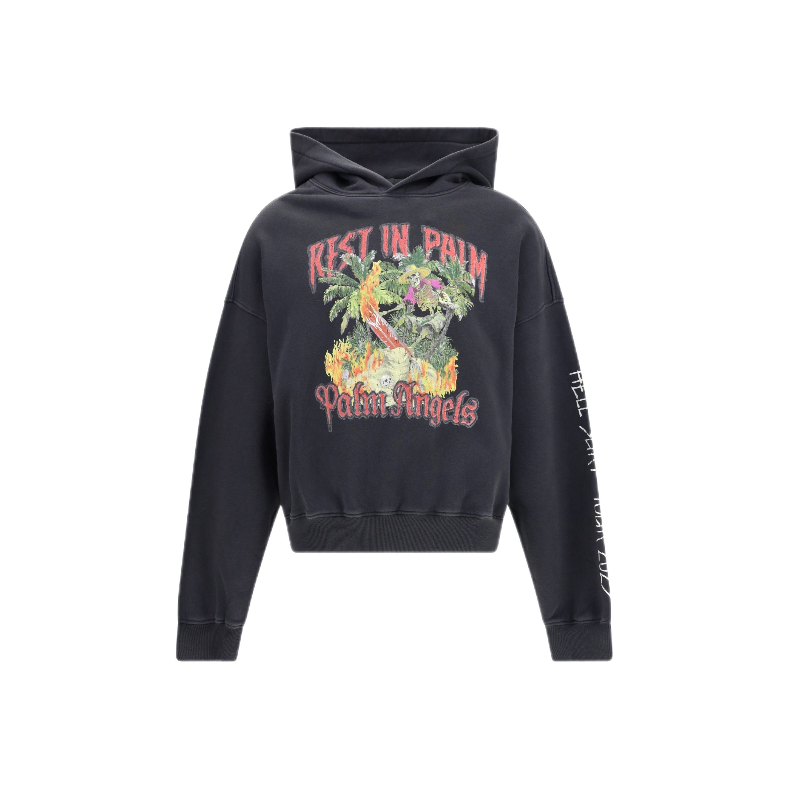 Palm Angels "Rest In Palm" Hoodie (Black)