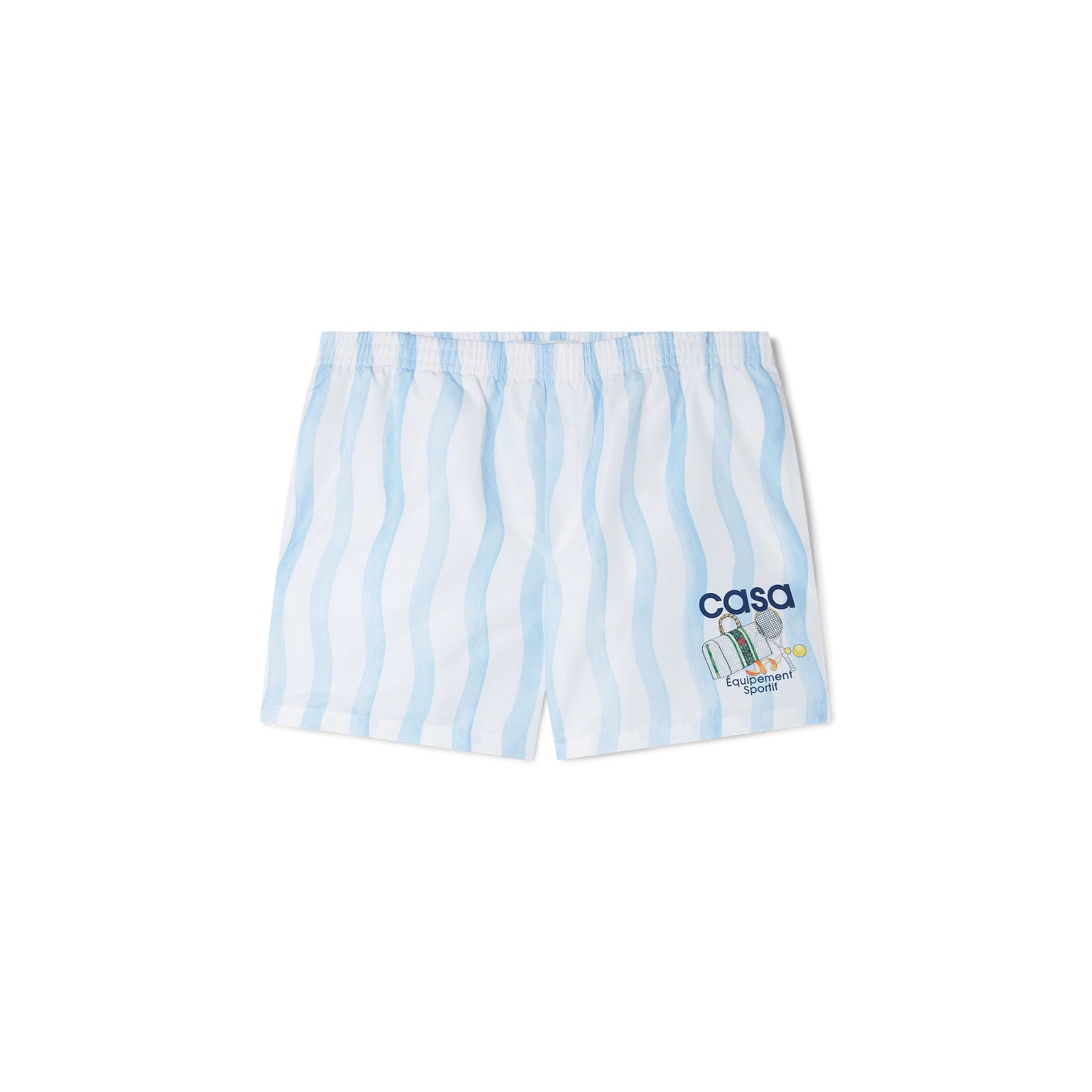 Casablanca Casa Swim Shorts (White/Blue)