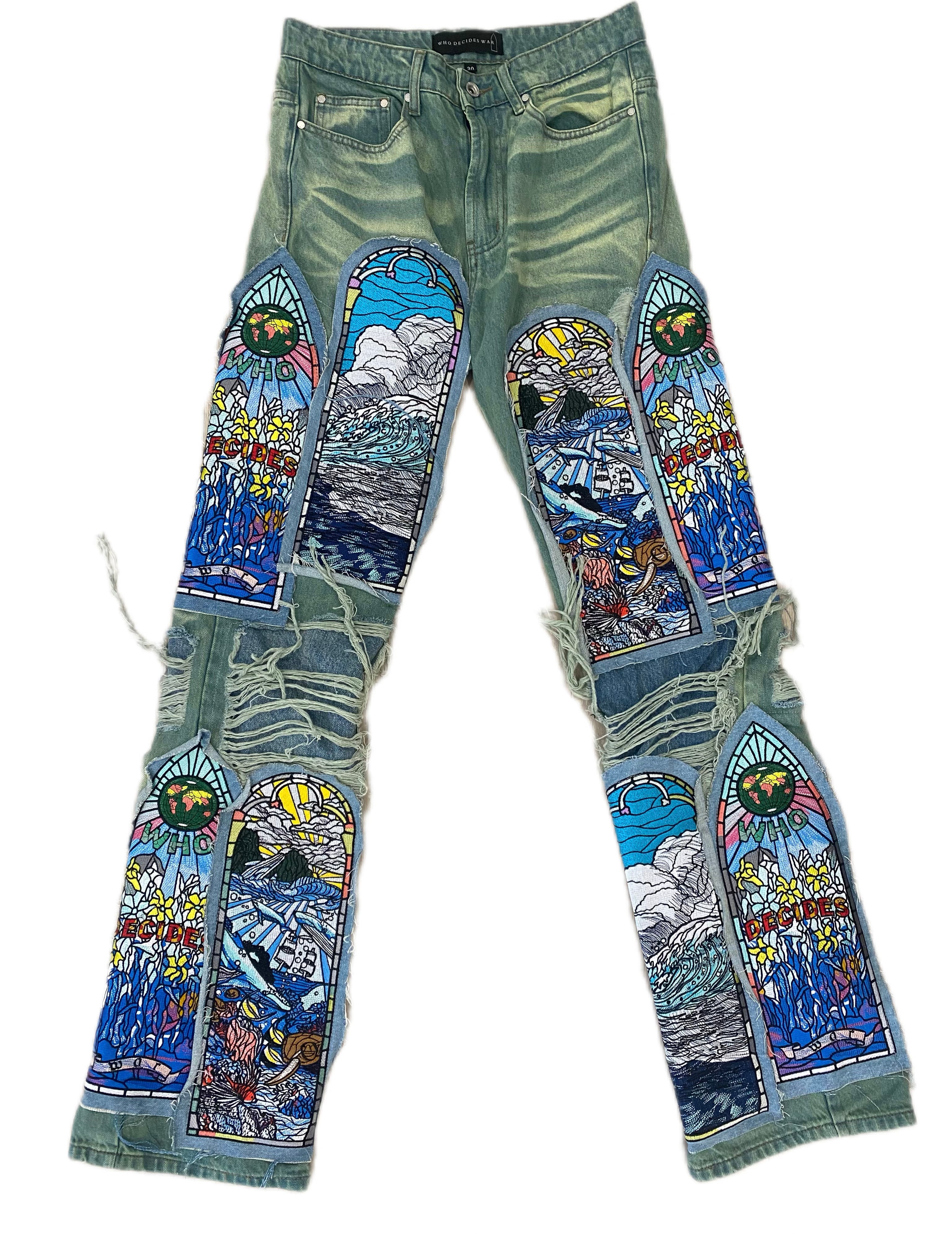 Who Decides War Jeans (Sandy Lane Fusion)