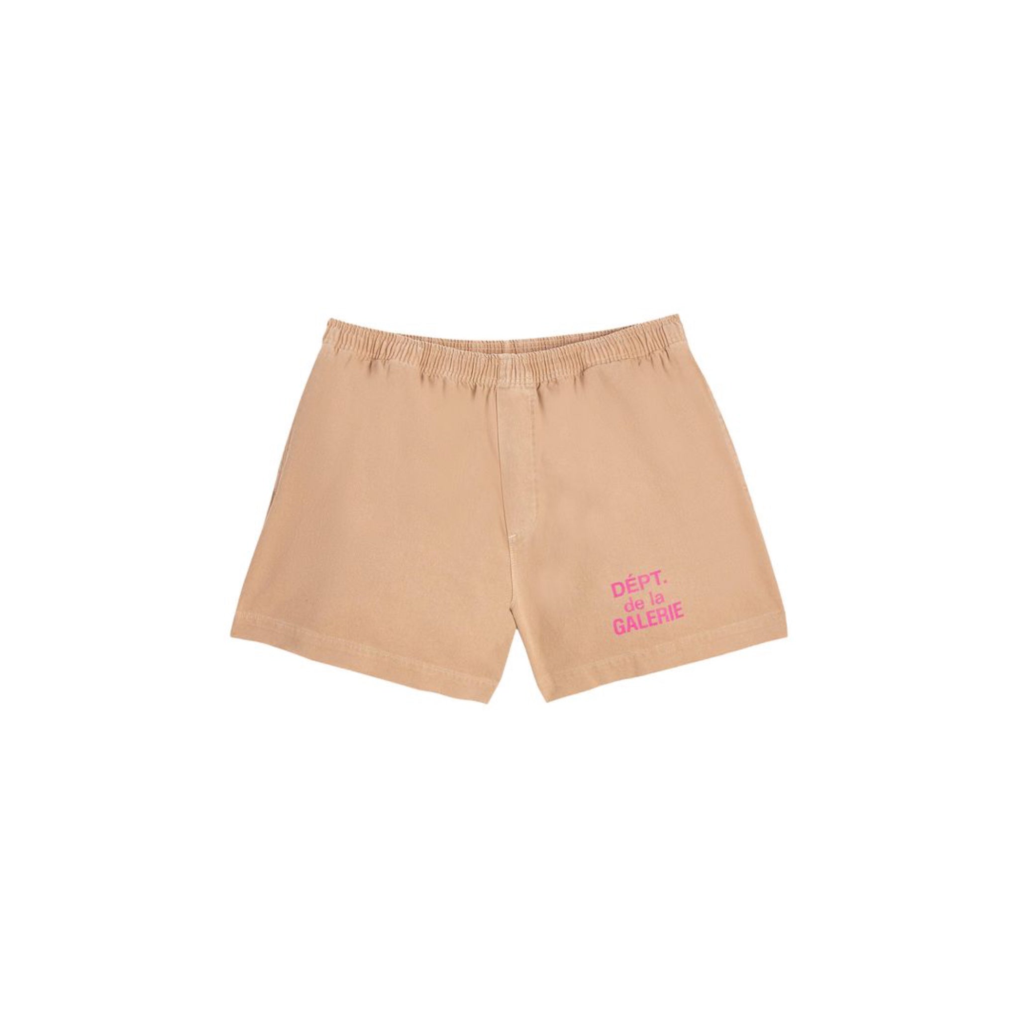 Gallery Department Shorts (Tan/Pink)