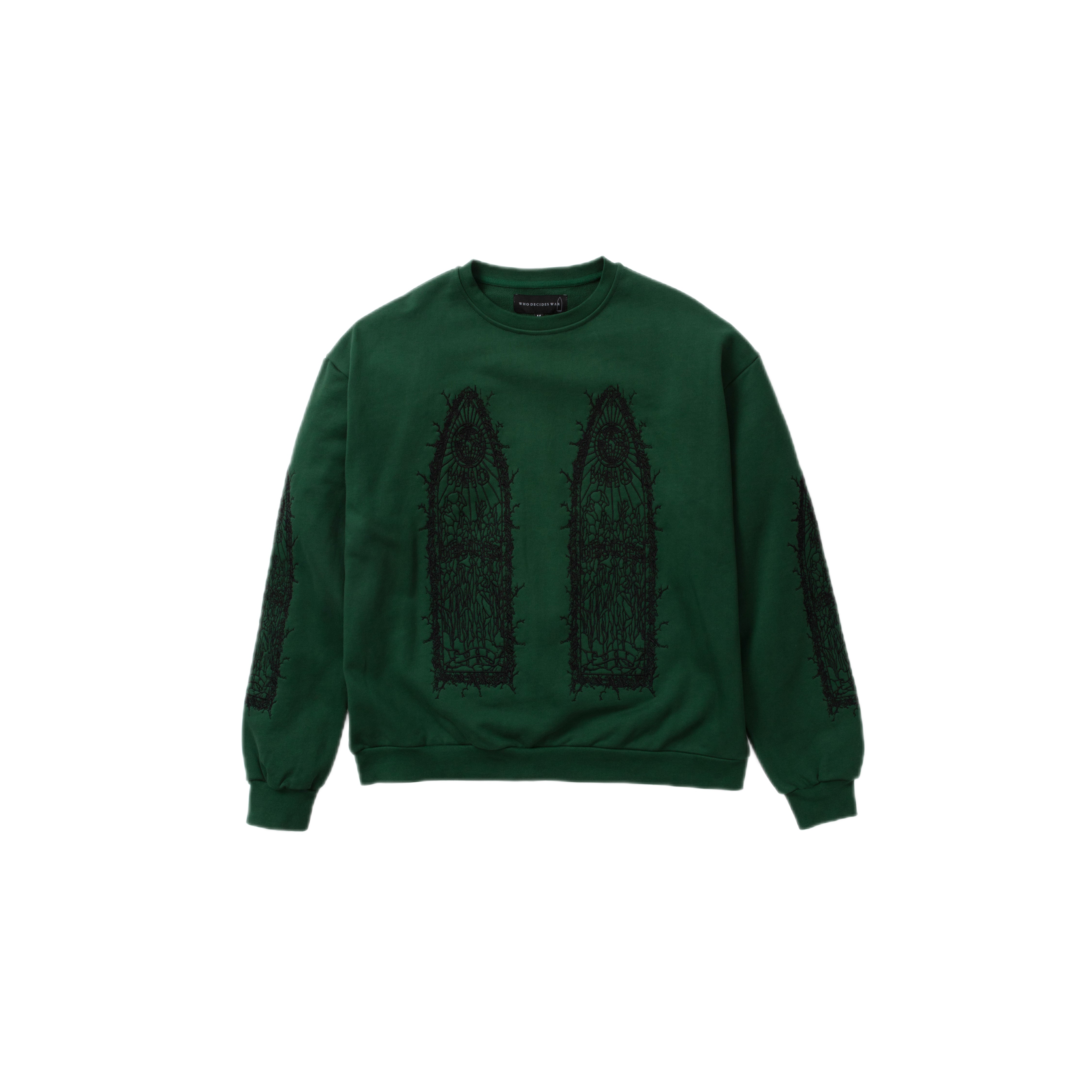 Who Decides War Crewneck (Green)