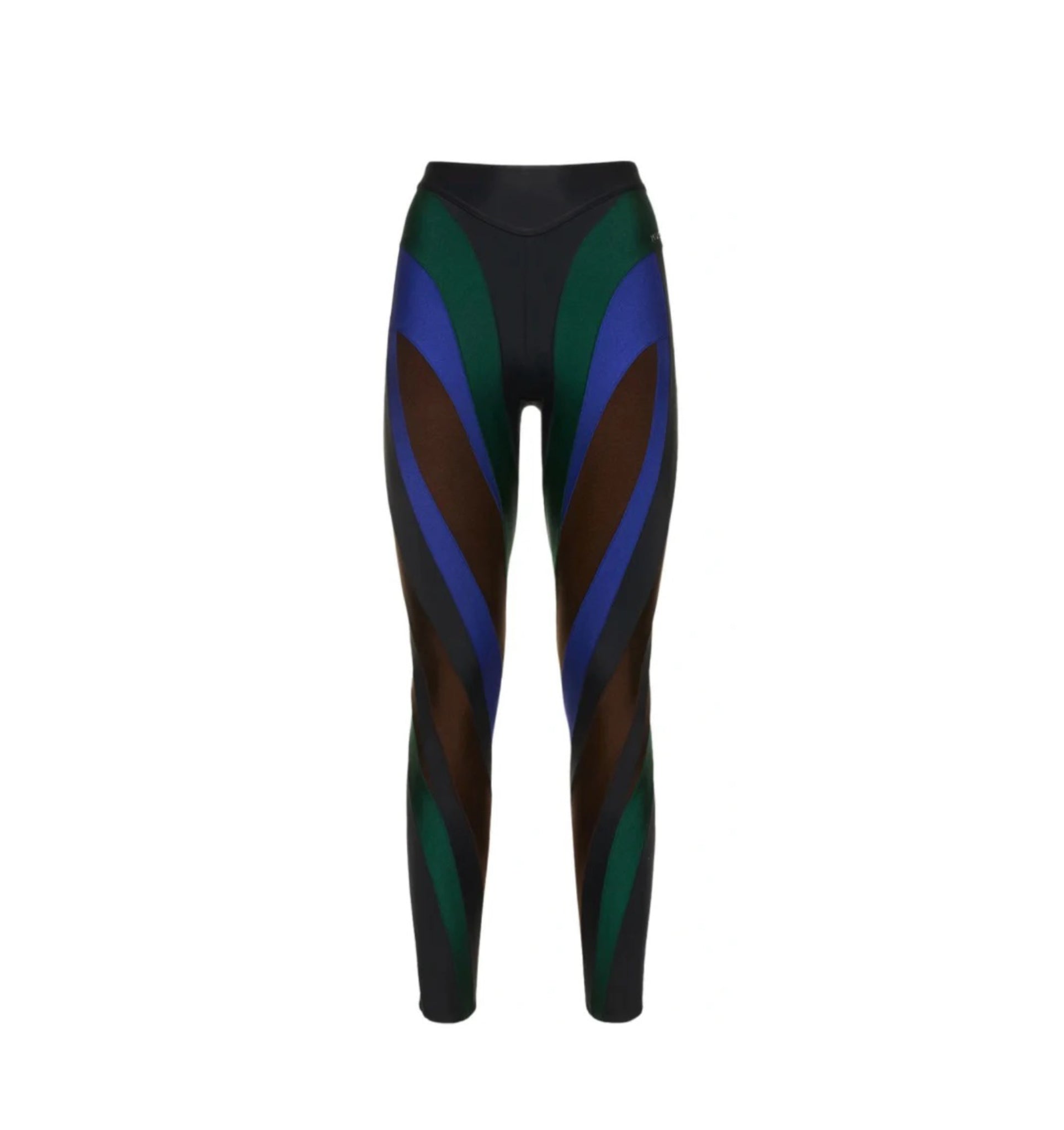 Mugler Leggings (Green/Blue/Black)