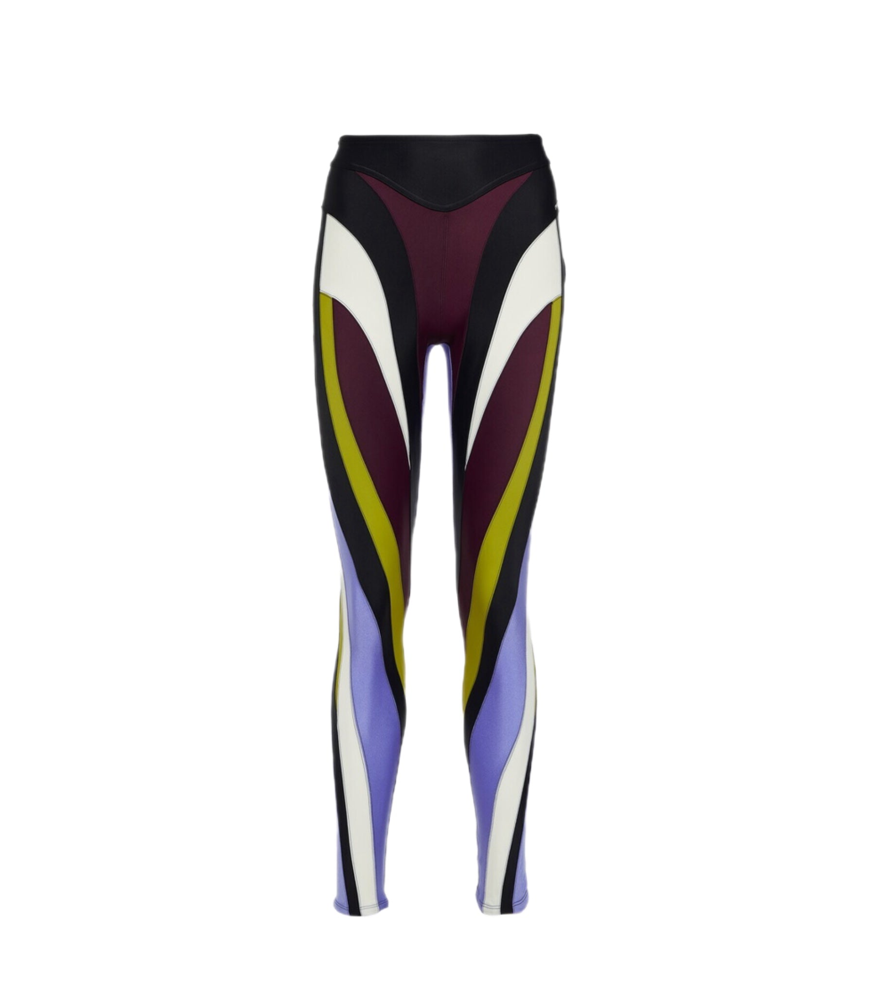 Mugler Leggings (Purple/Green/Blue)