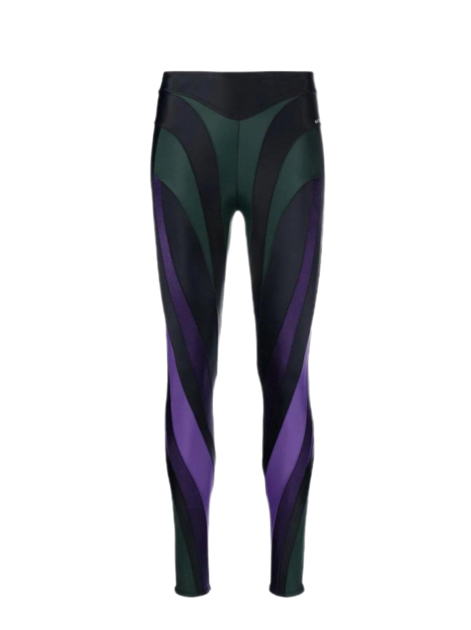 Mugler Leggings (Black/Green/Purple)