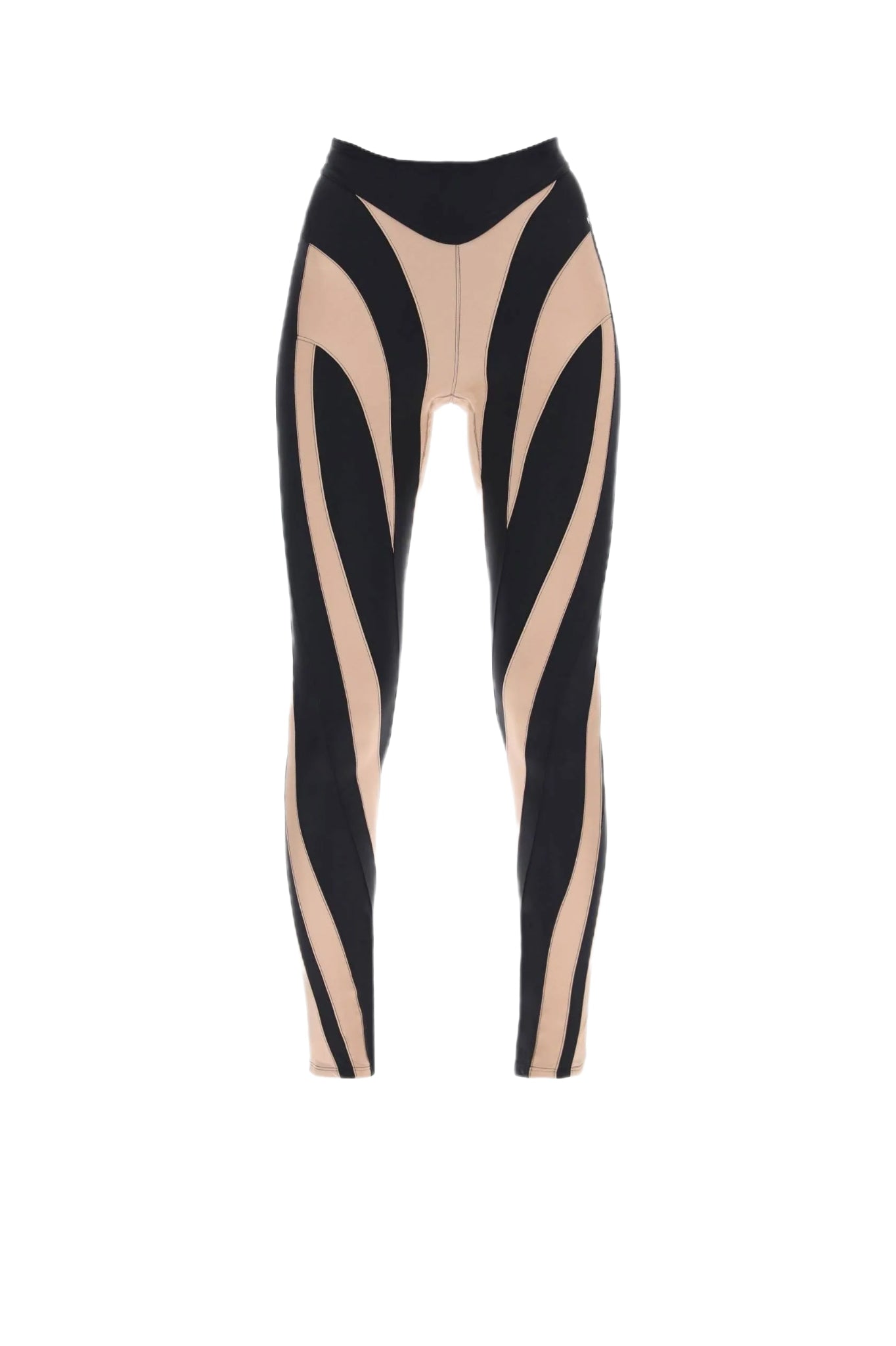 Mugler Leggings (Black/Nude)
