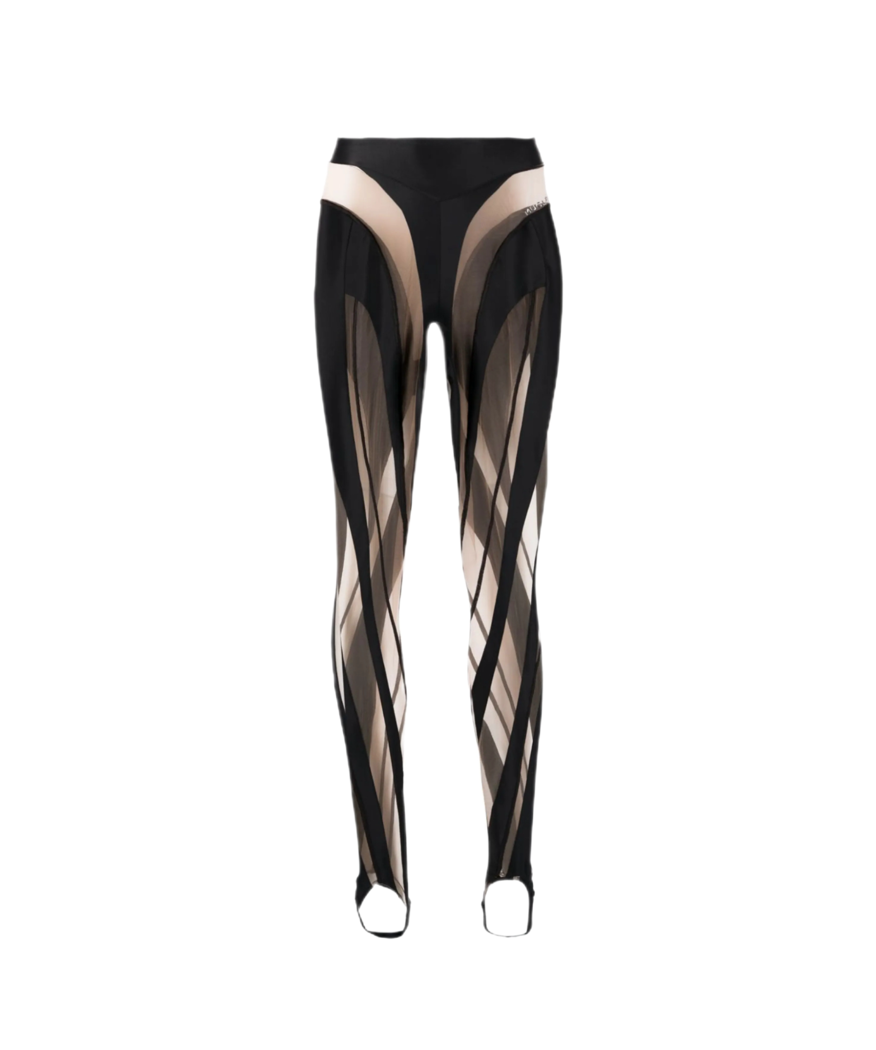 Mugler Leggings (Black/Mesh)