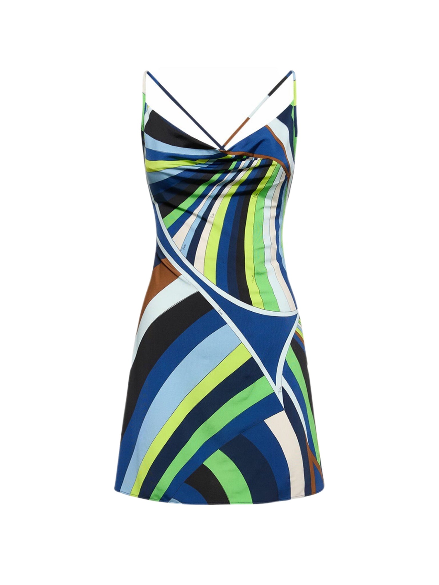 Pucci Dress (Blue/Black/Green)