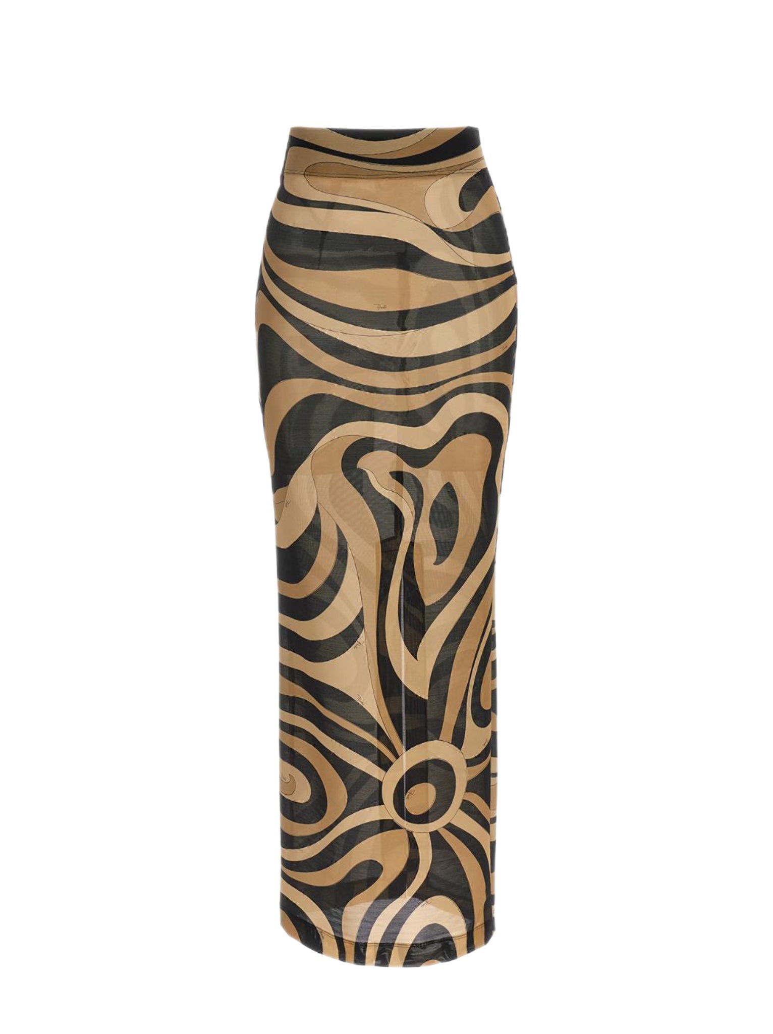 Pucci Mesh Skirt (Black/Brown)