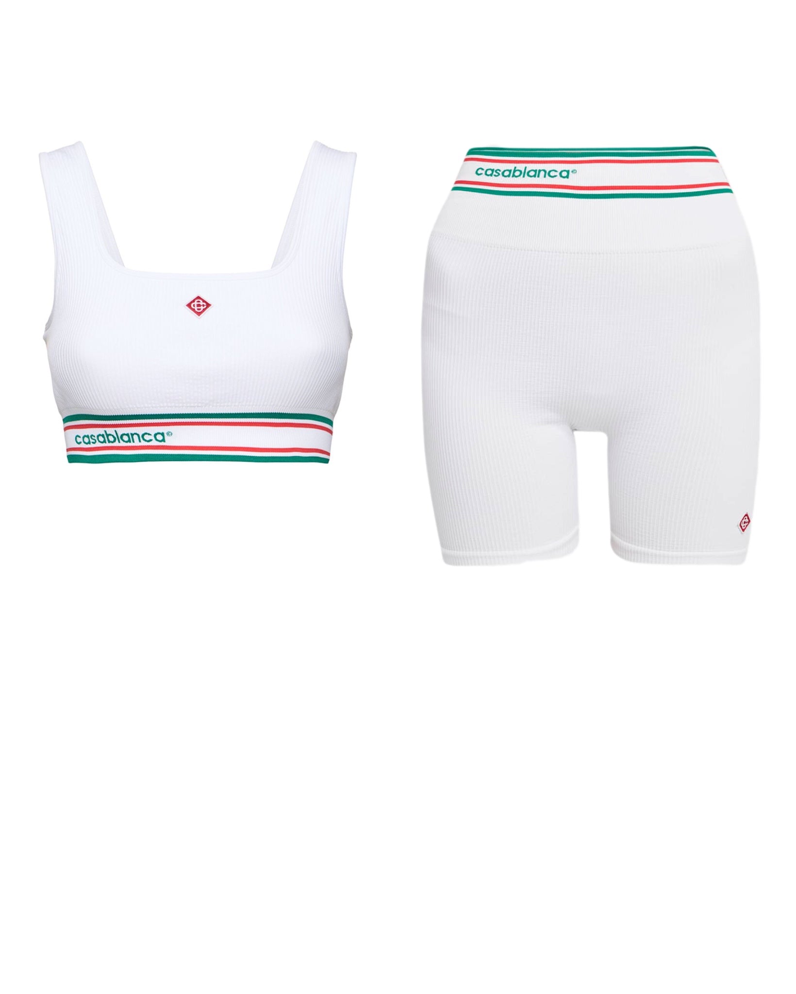 SET - Casablanca Top and Shorts (White)
