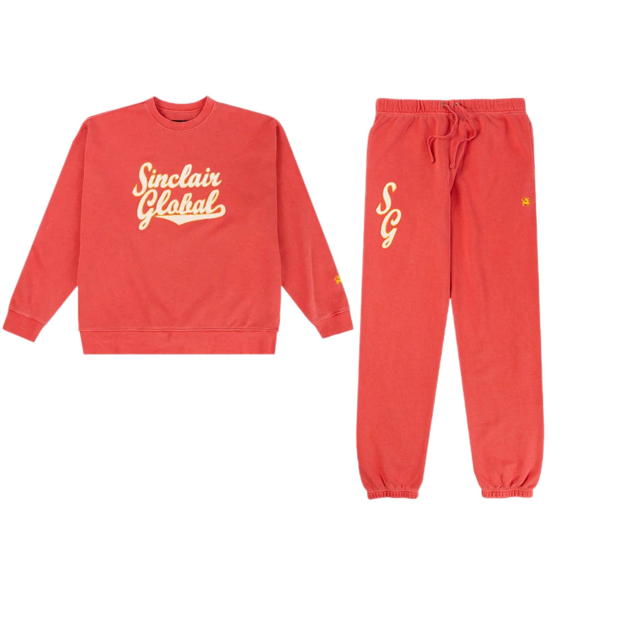 SET - Sinclair Crewneck and Sweatpants (Red)
